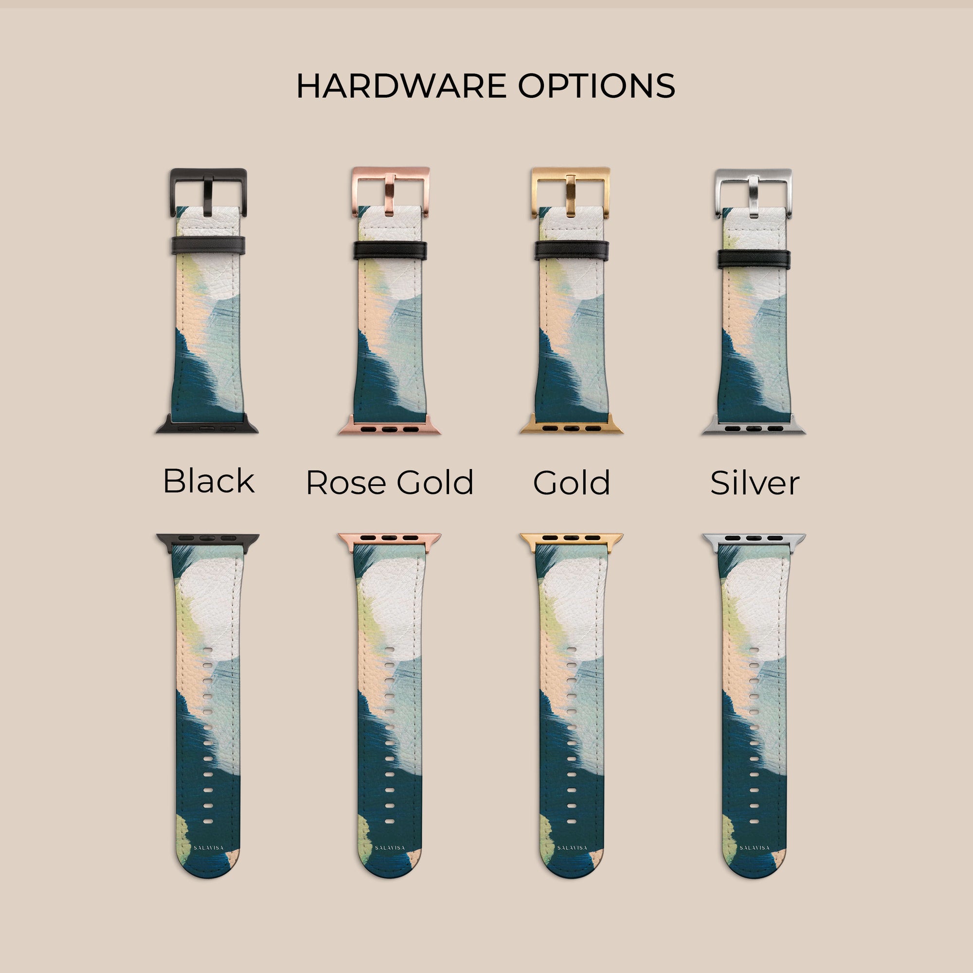 Green Canvas Apple Watch Band