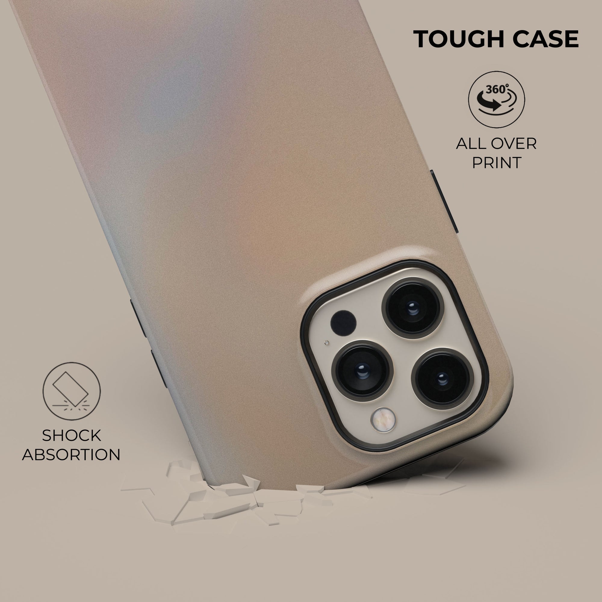 Peach Glow Phone Case