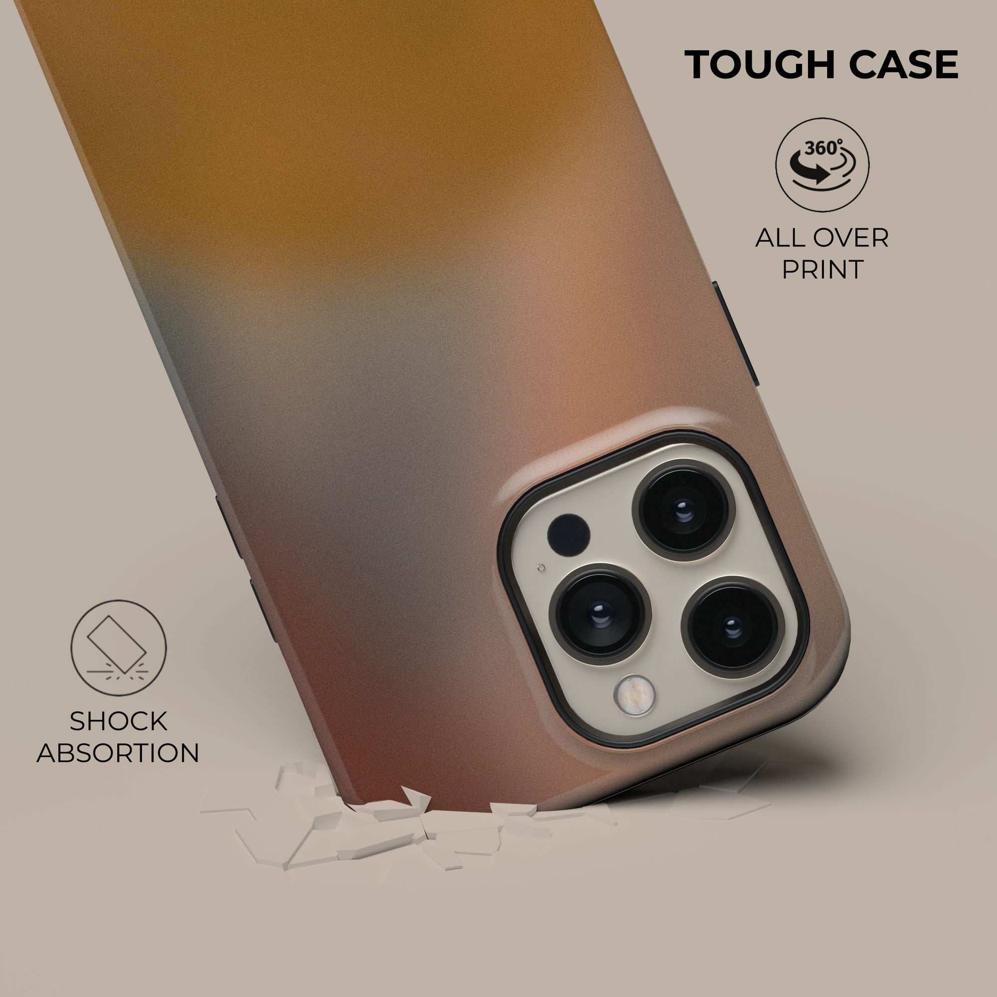 Amber Haze Phone Case