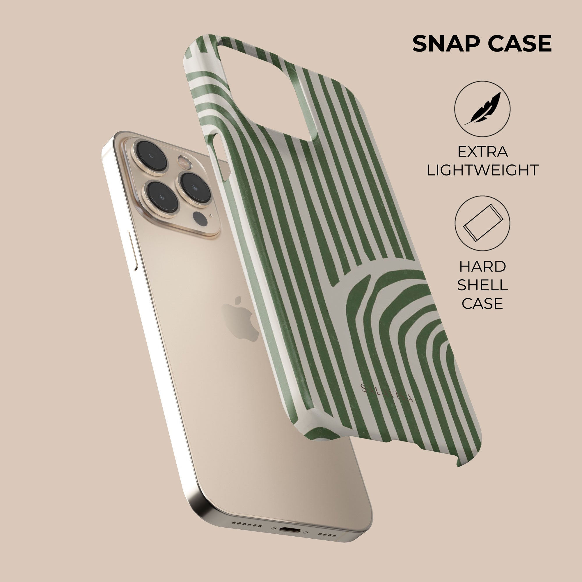 Arches Forest Phone Case — back view — Salavisa