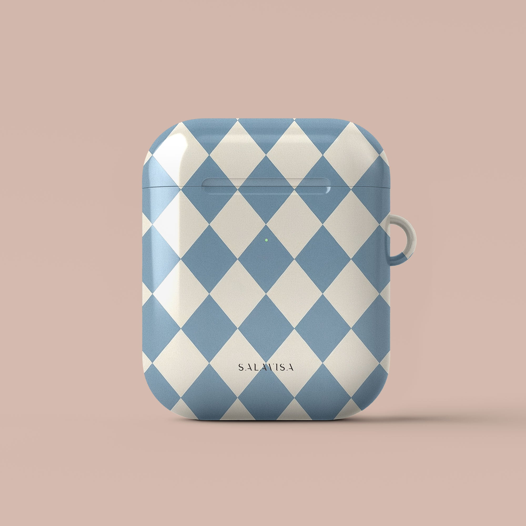 Argyle Mist AirPods Case — view 3 — Salavisa