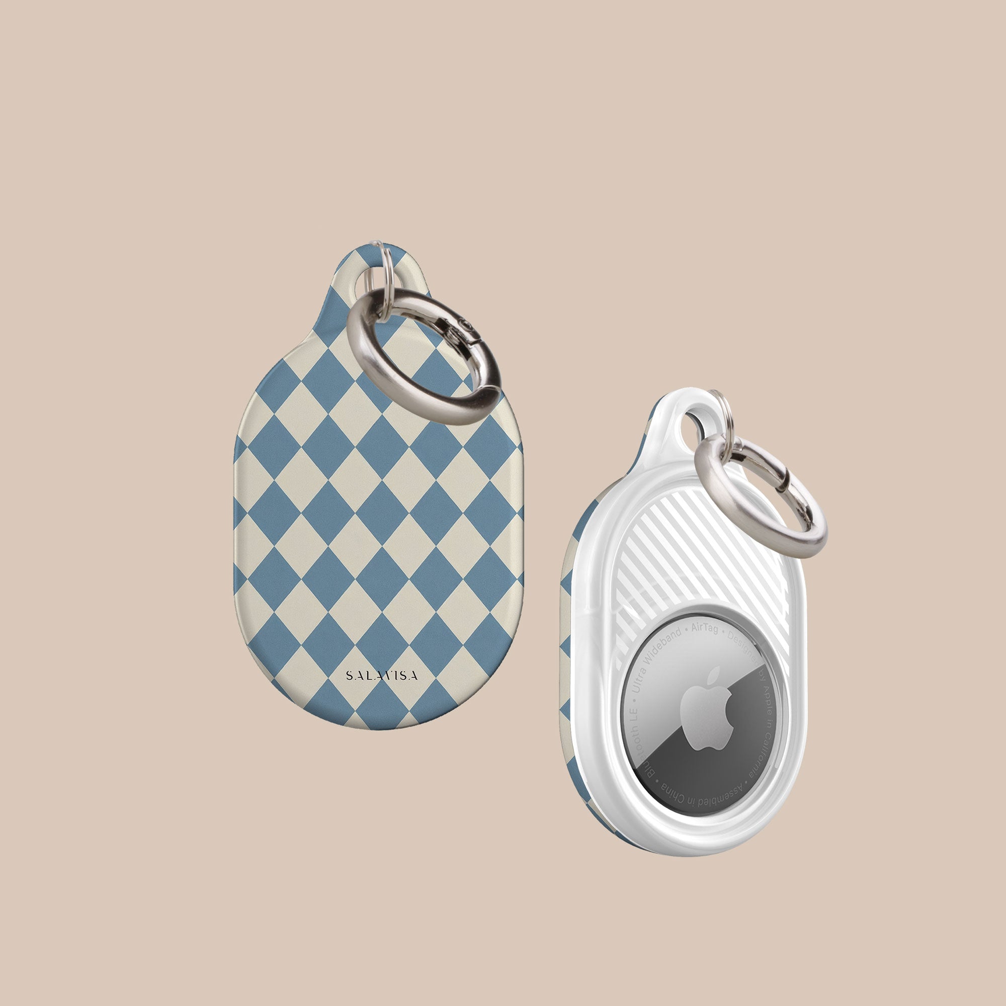 Argyle Mist AirTag Holder — view 3