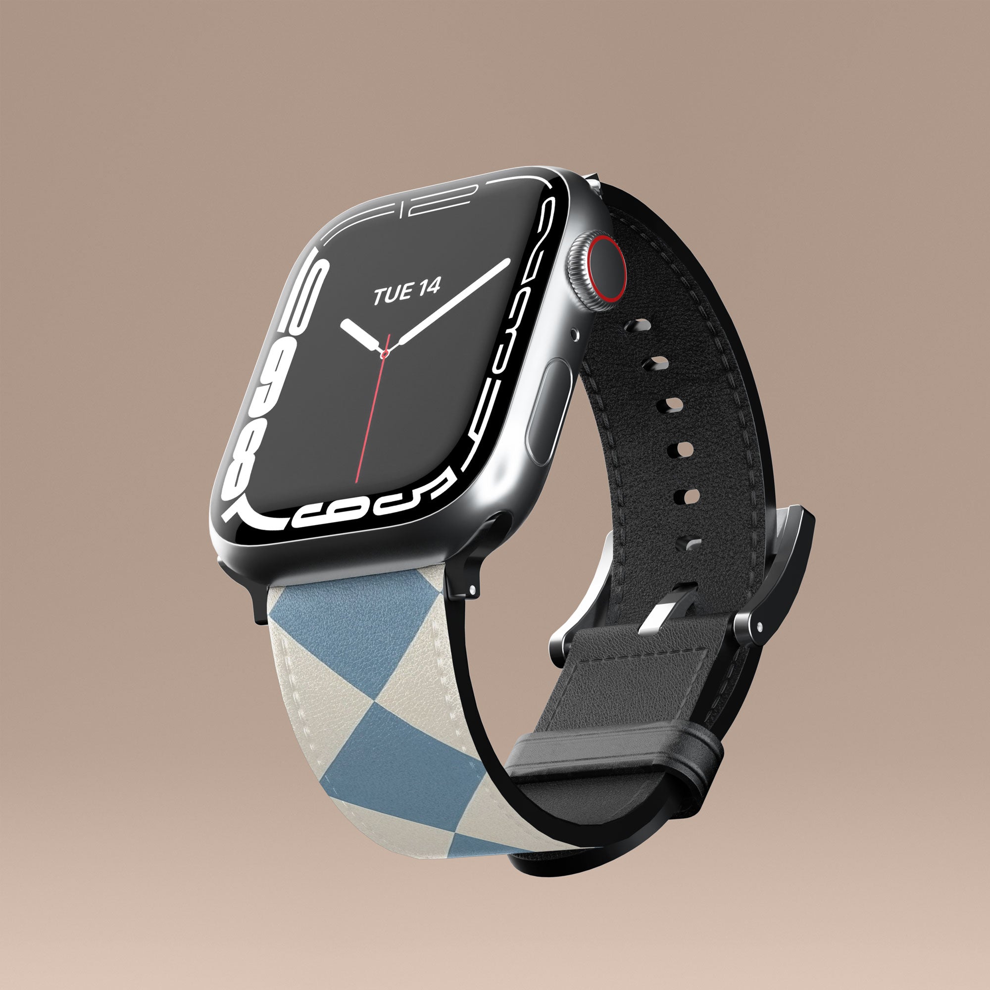 Argyle Mist Apple Watch Band — view 4 — Salavisa
