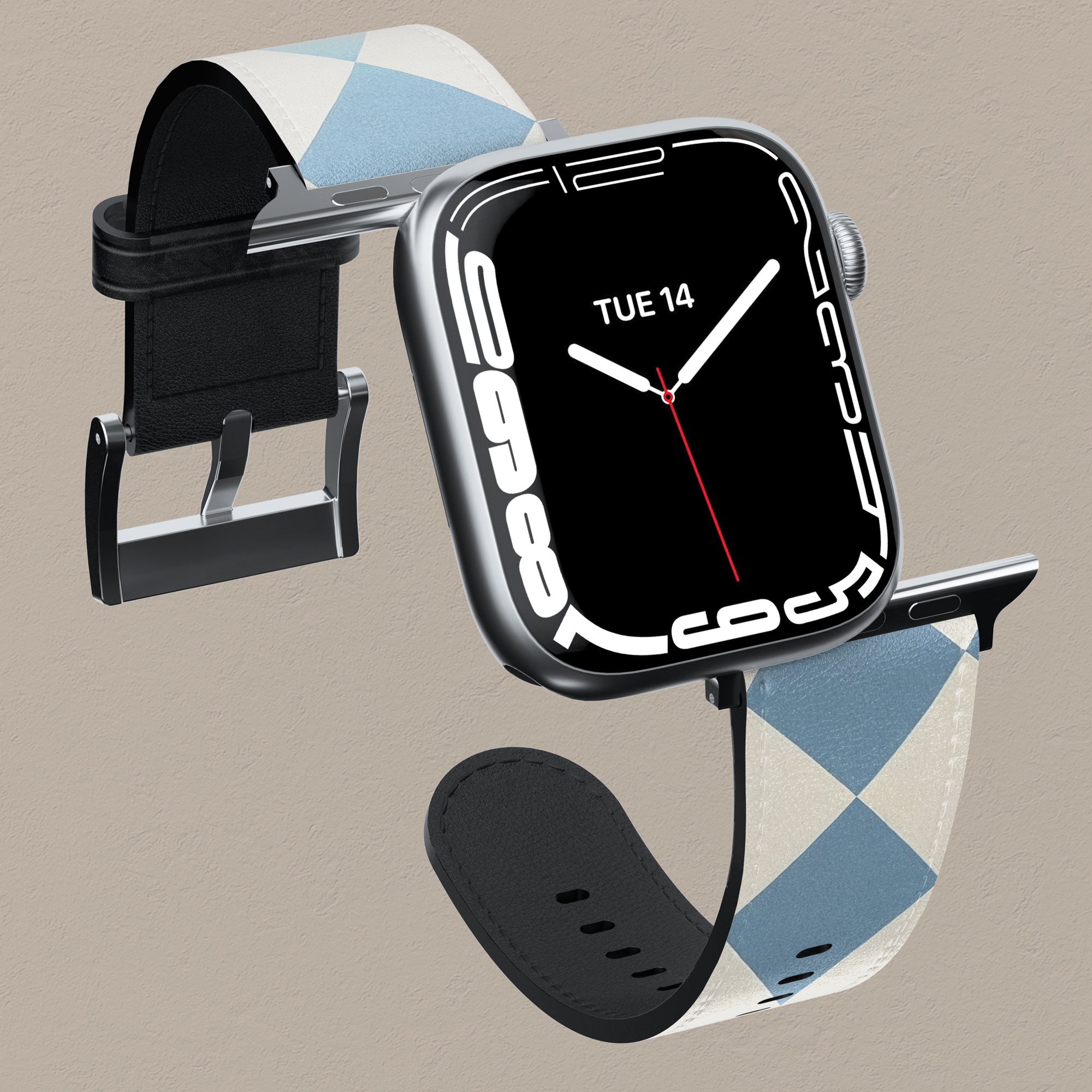 Argyle Mist Apple Watch Band — view 5 — Salavisa