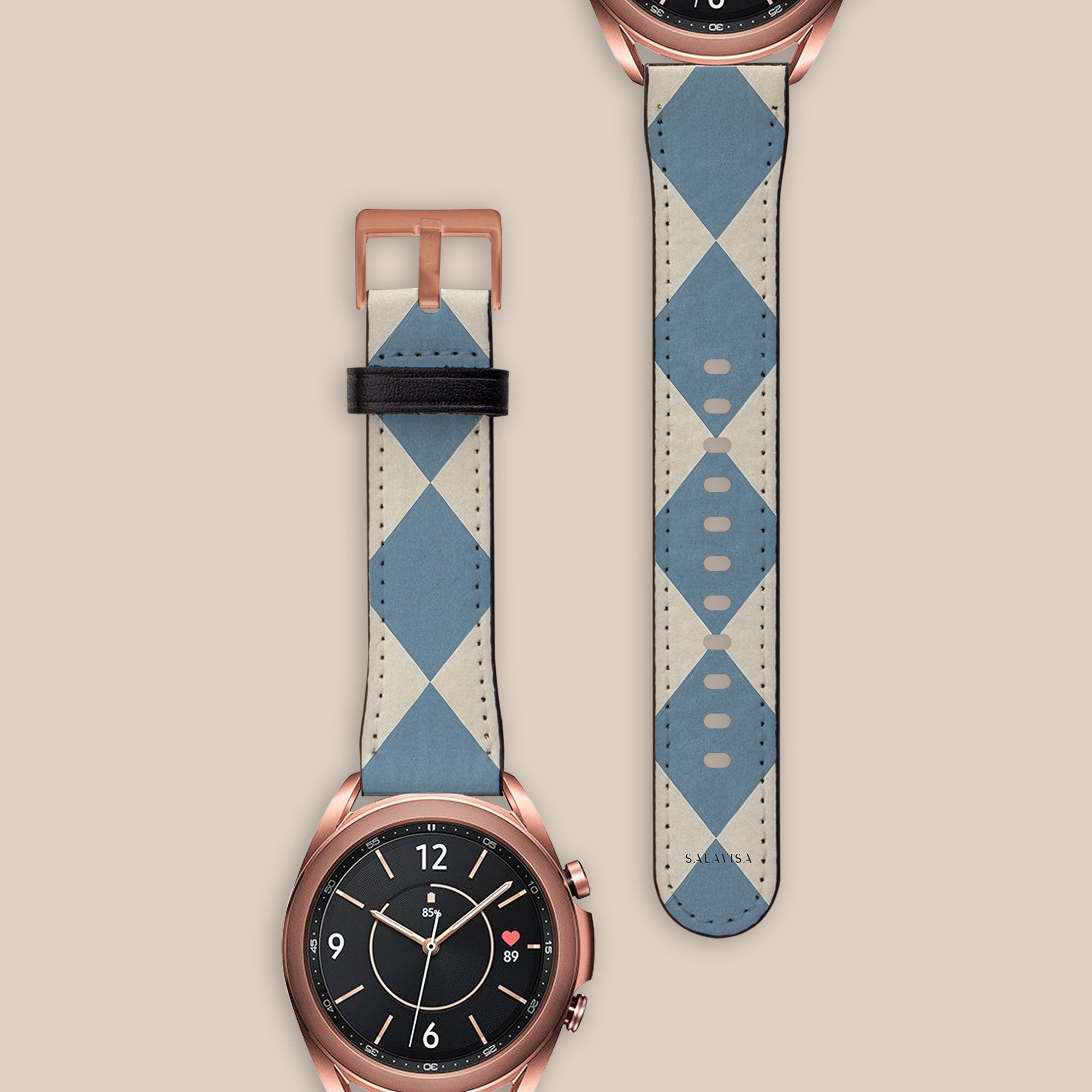 Argyle Mist Galaxy Watch Band — view 2 — Salavisa