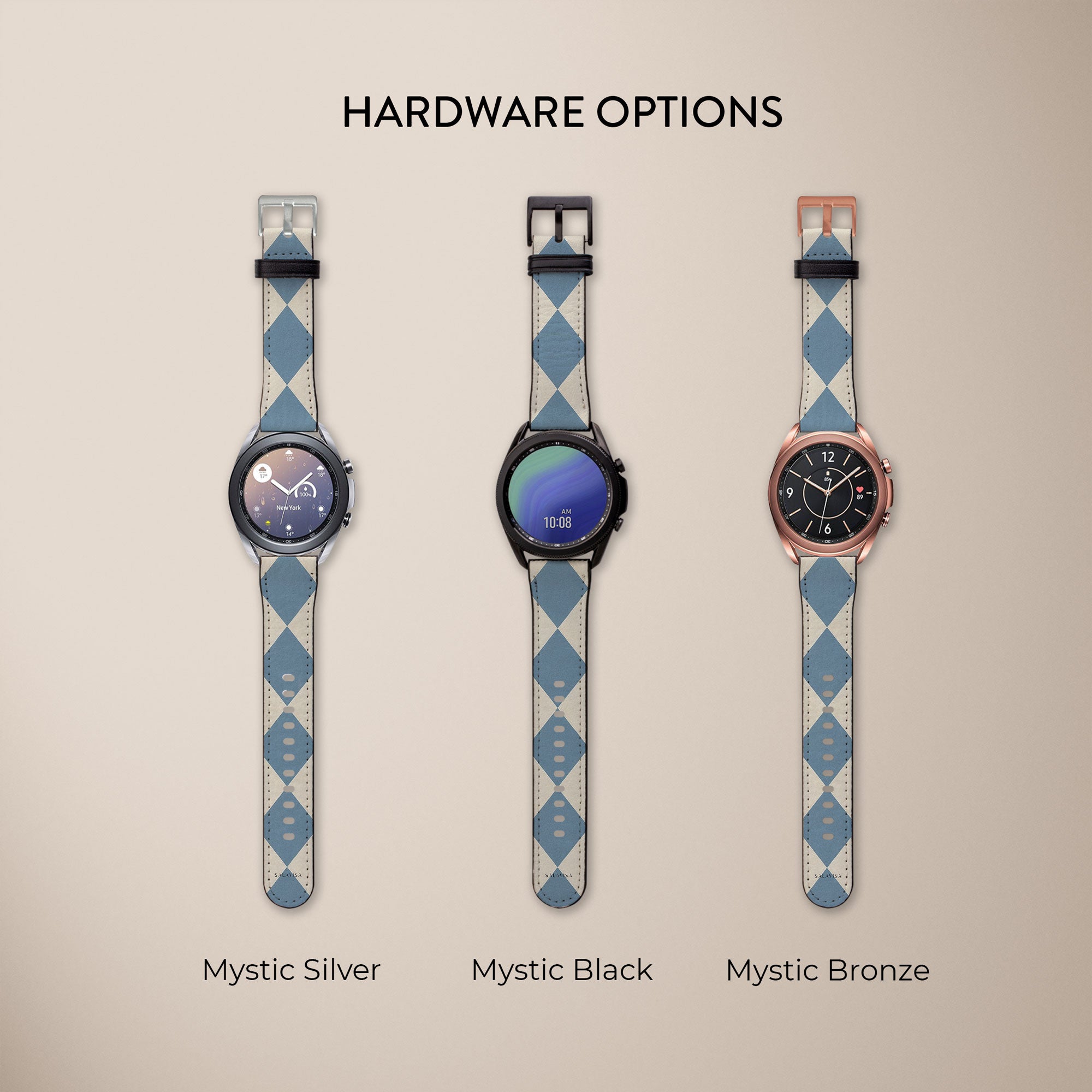 Argyle Mist Galaxy Watch Band — view 6 — Salavisa