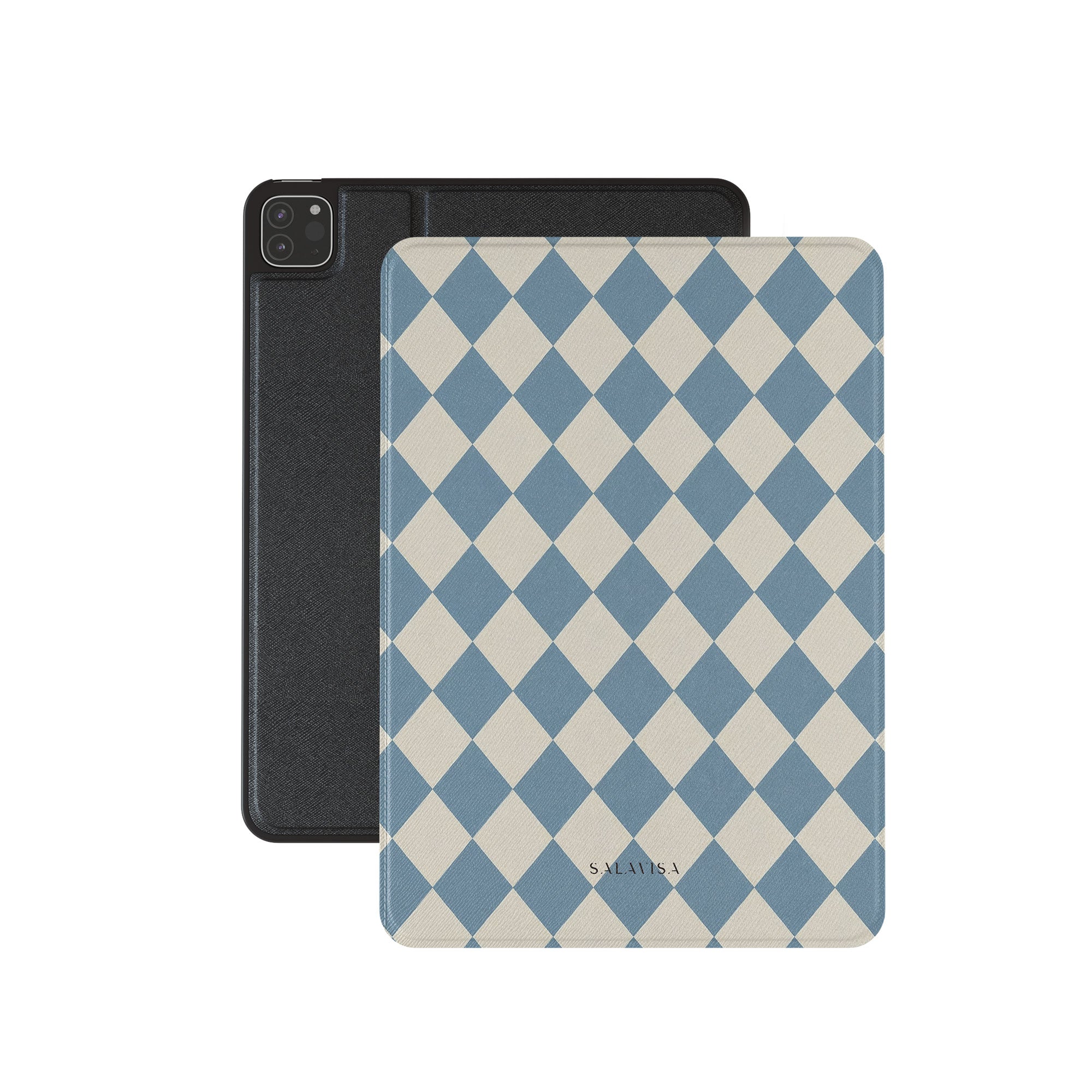 Argyle Mist iPad Case. Front view. — Salavisa