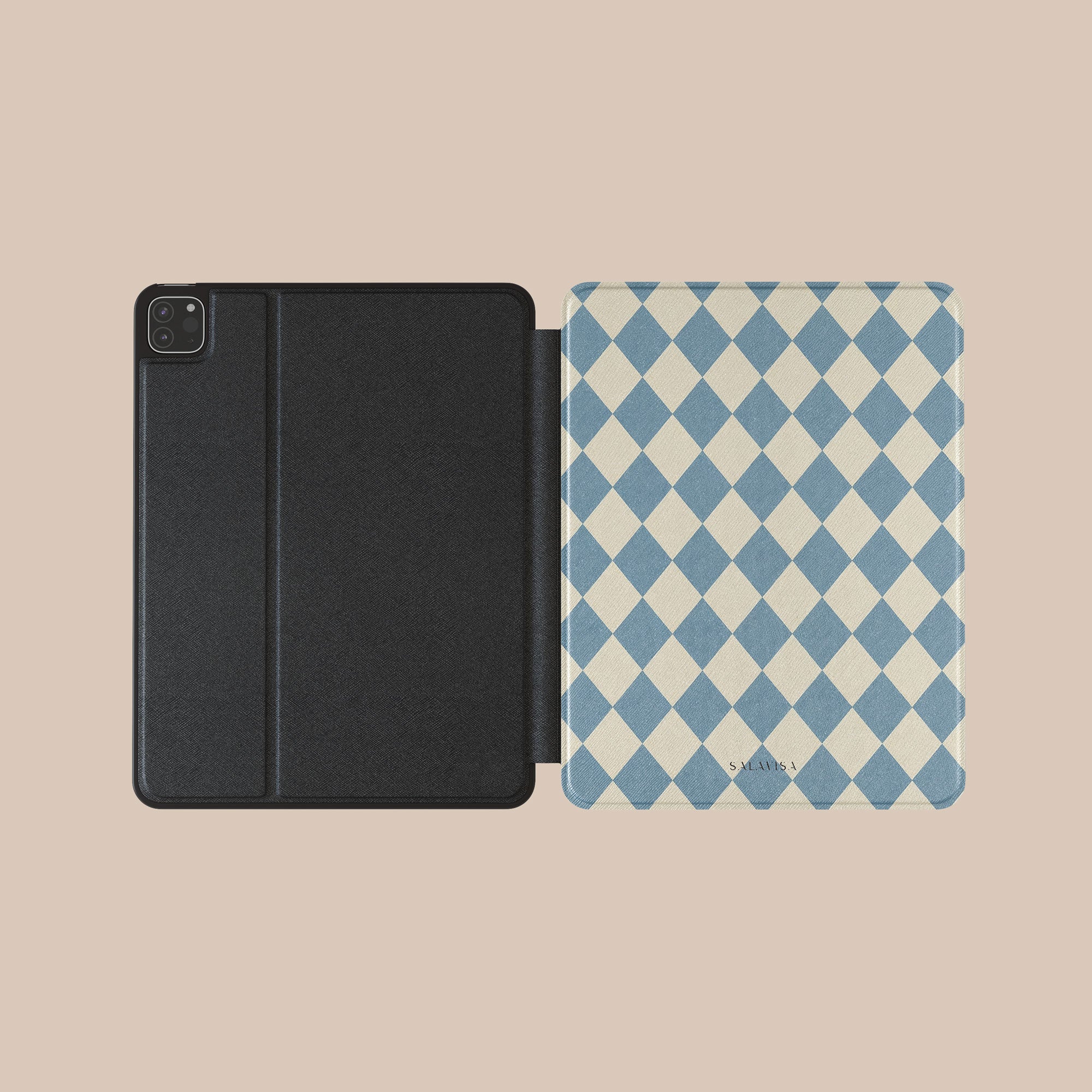 Argyle Mist iPad Case. View 3. — Salavisa