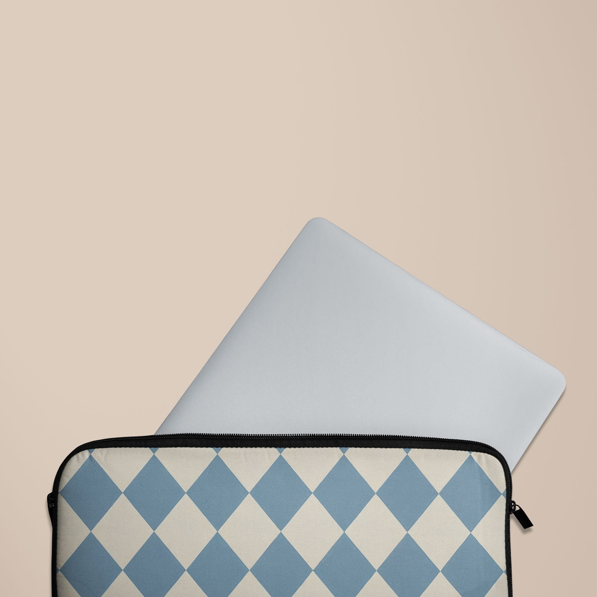 Argyle Mist Laptop Sleeve — view 3
