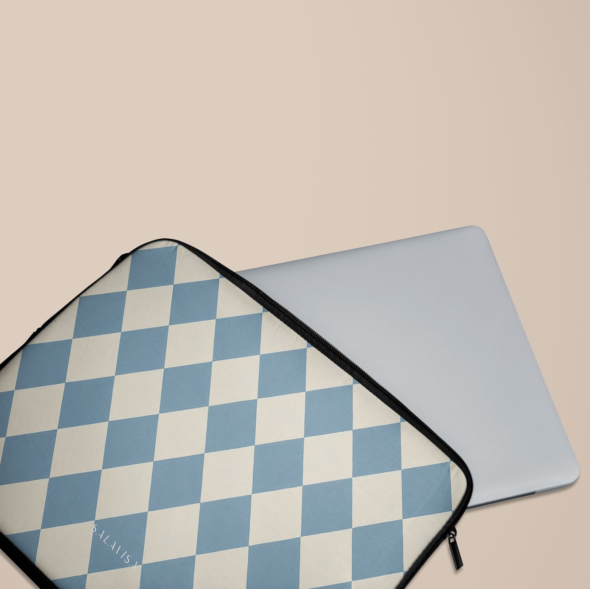 Argyle Mist Laptop Sleeve — view 4