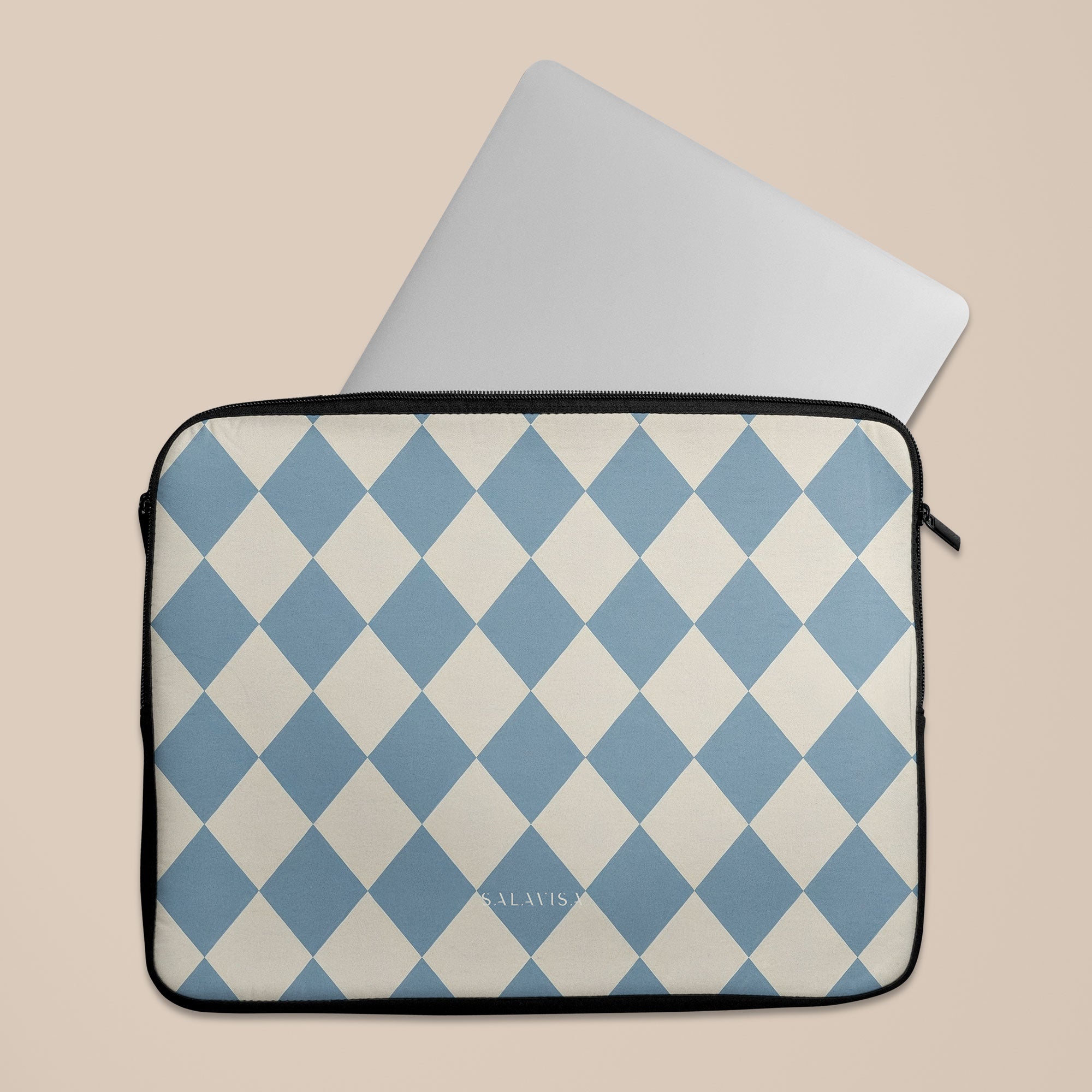 Argyle Mist Laptop Sleeve — view 5
