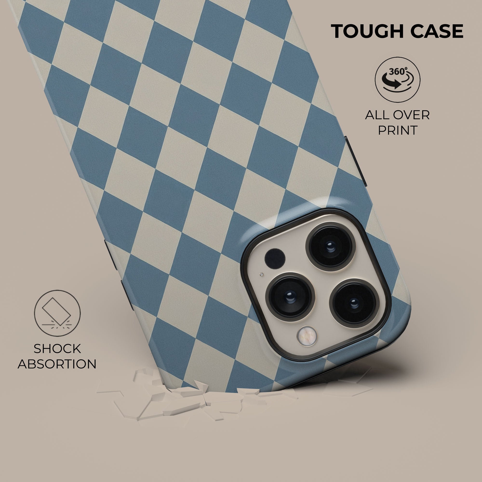 Argyle Mist Phone Case — detail view