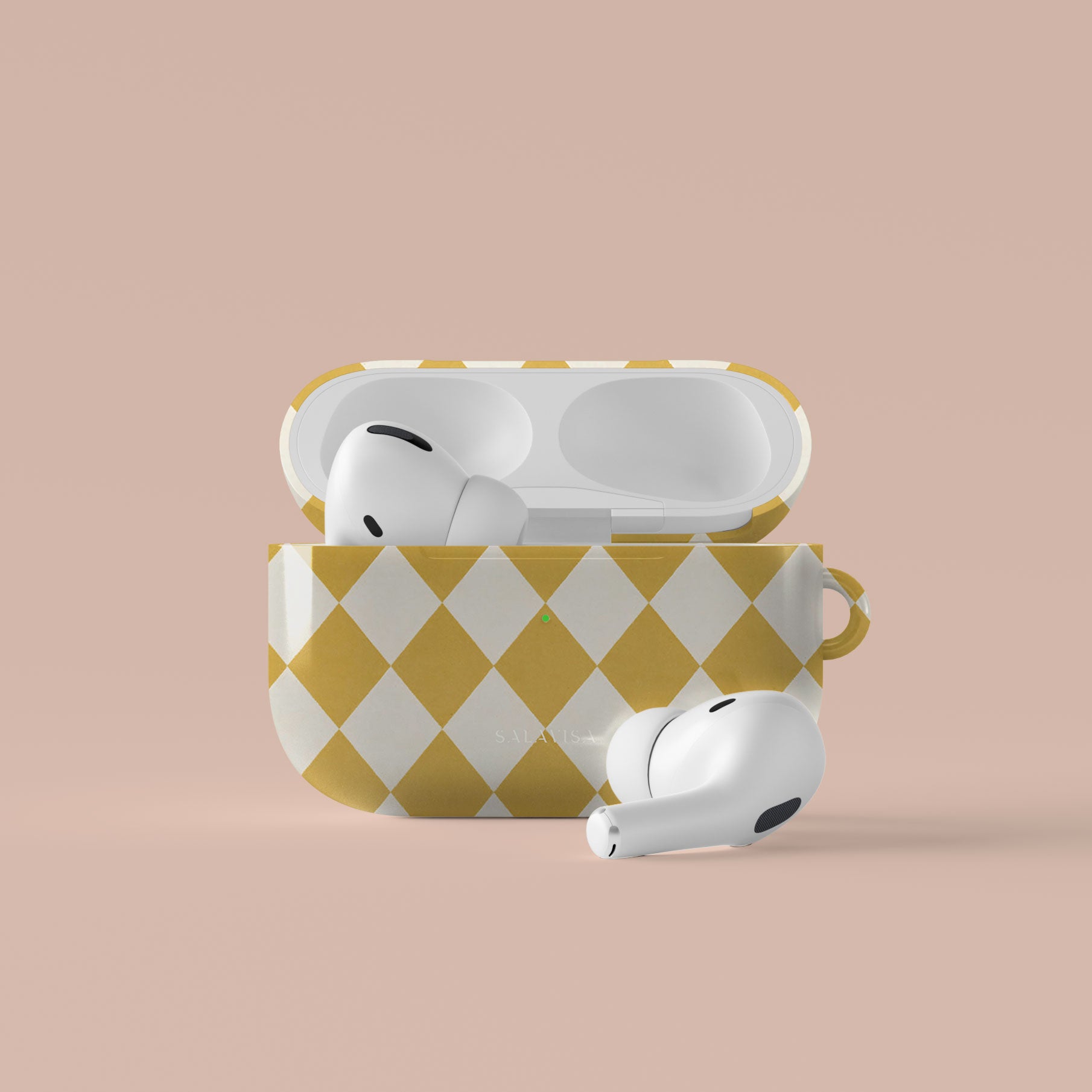 Argyle Mustard AirPods Case — view 5