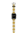Argyle Mustard Apple Watch Band