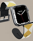 Argyle Mustard Apple Watch Band — view 5