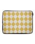 Argyle Mustard Laptop Sleeve