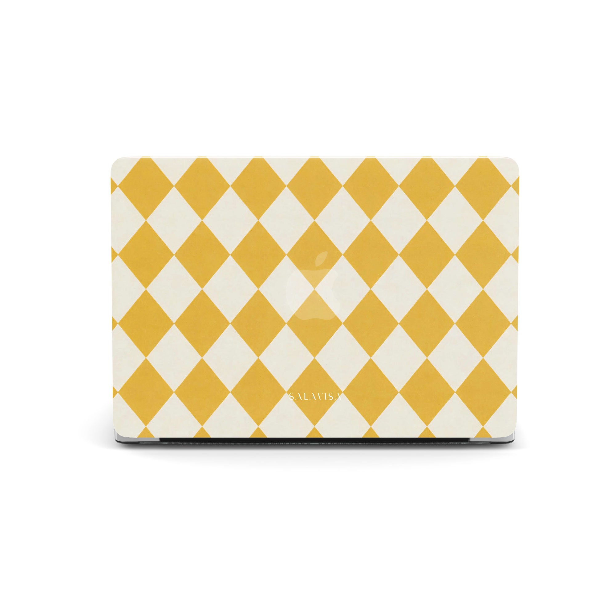 Argyle Mustard MacBook Case — Salavisa