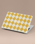 Argyle Mustard MacBook Case — view 4
