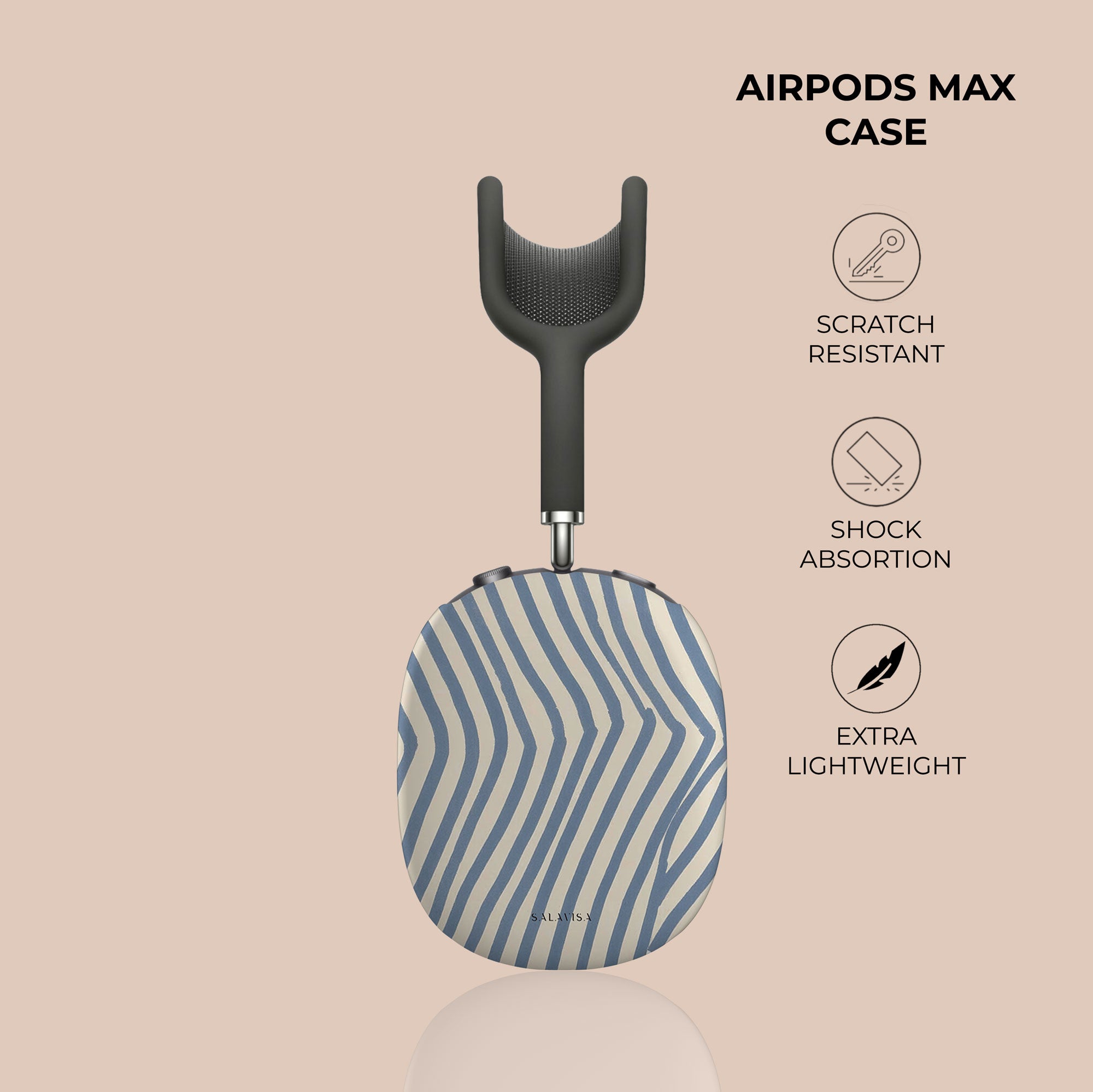 Chevron Slate AirPods Max Case — view 4