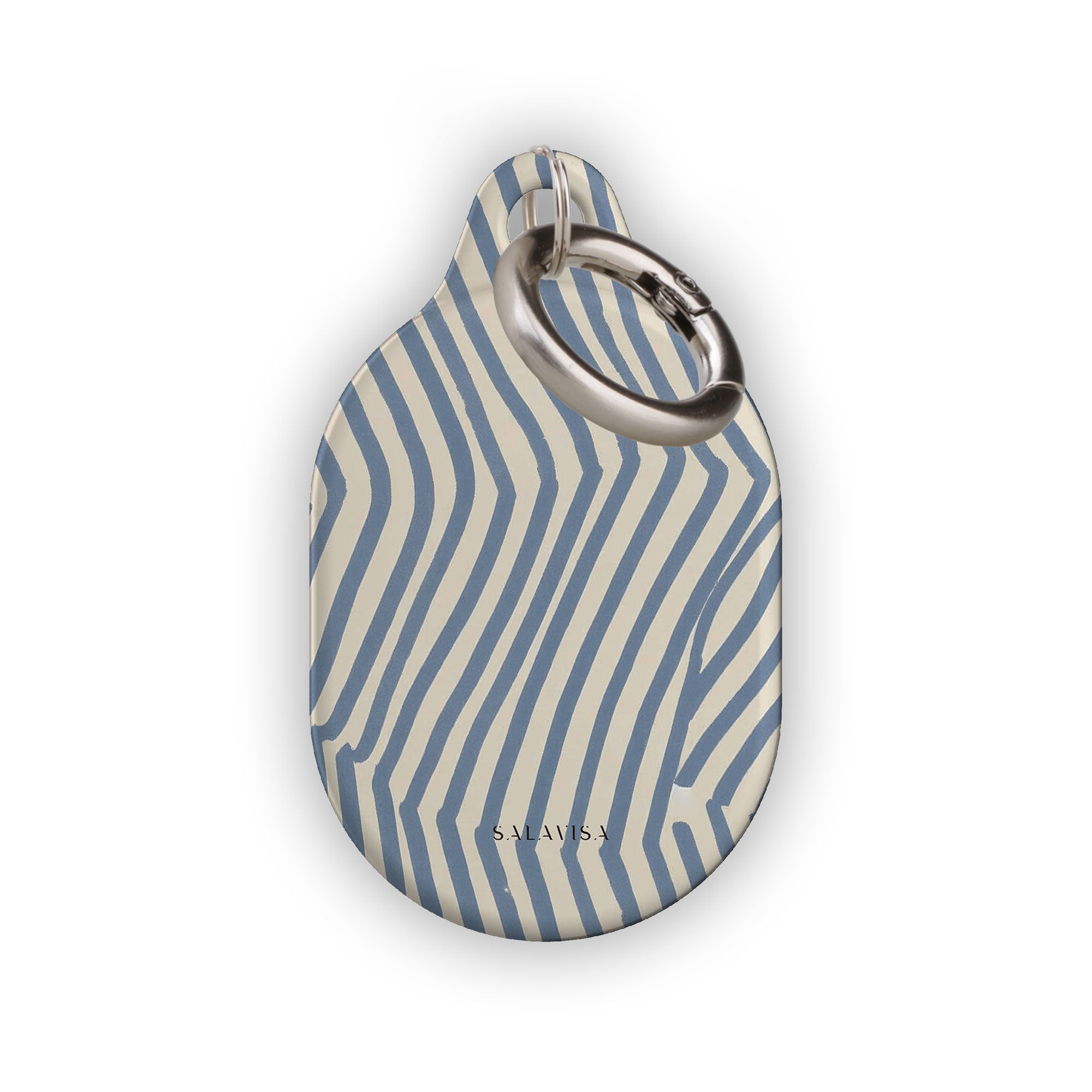 Chevron Slate AirTag Holder — Salavisa