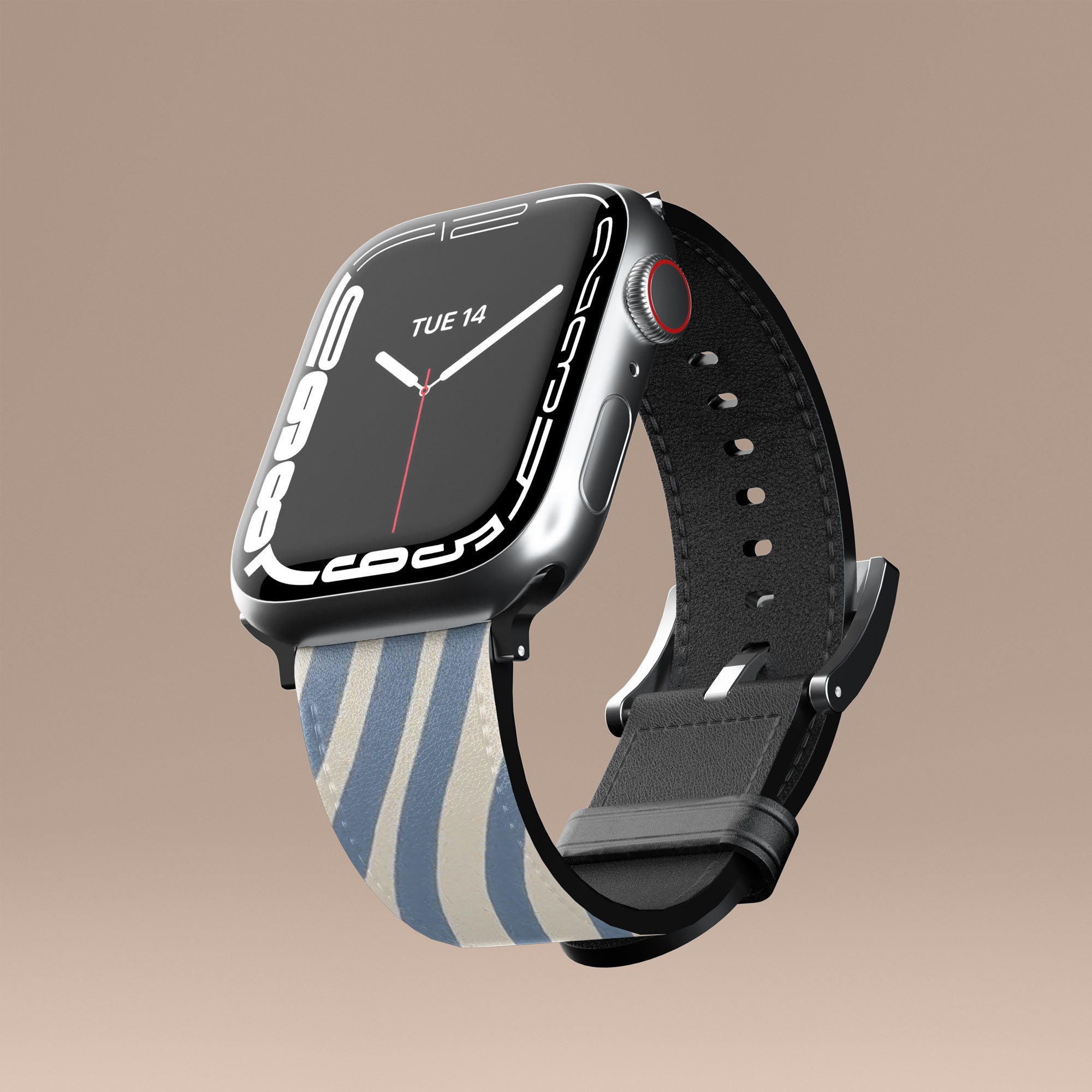 Chevron Slate Apple Watch Band — view 4 — Salavisa