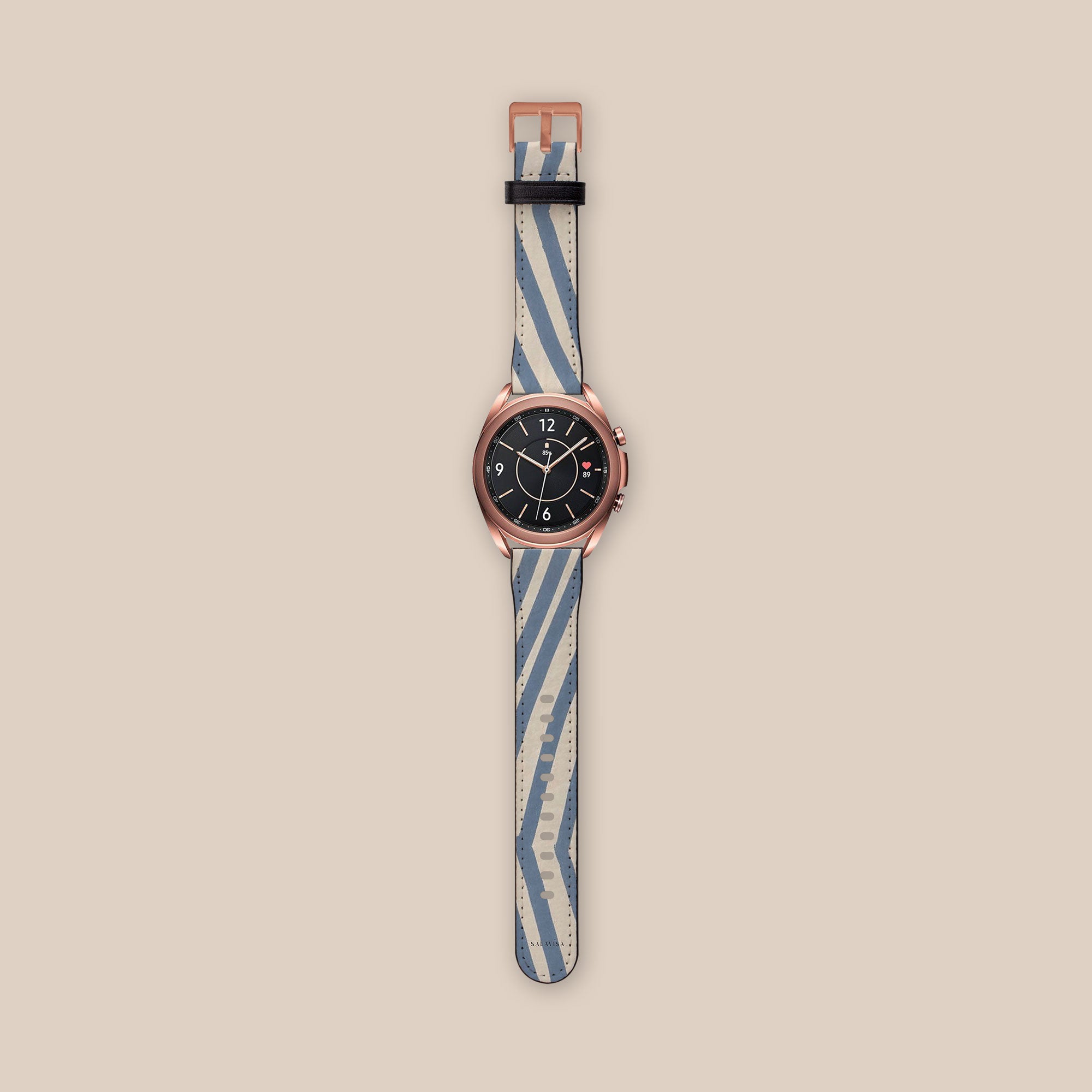 Chevron Slate Galaxy Watch Band — view 3 — Salavisa