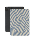 Chevron Slate iPad Case. Front view.