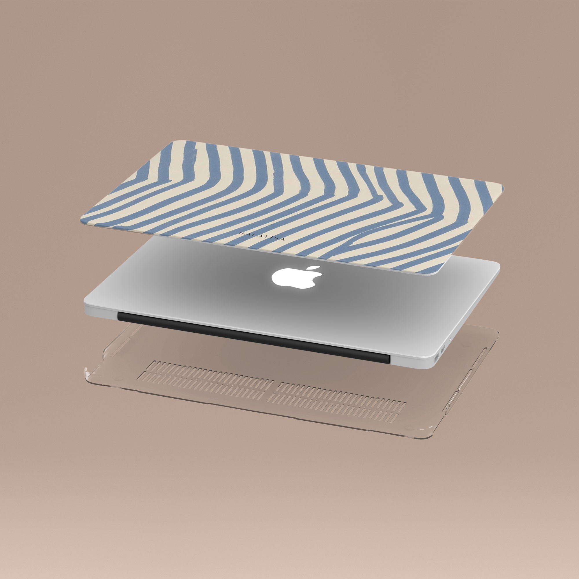 Chevron Slate MacBook Case — view 5 — Salavisa