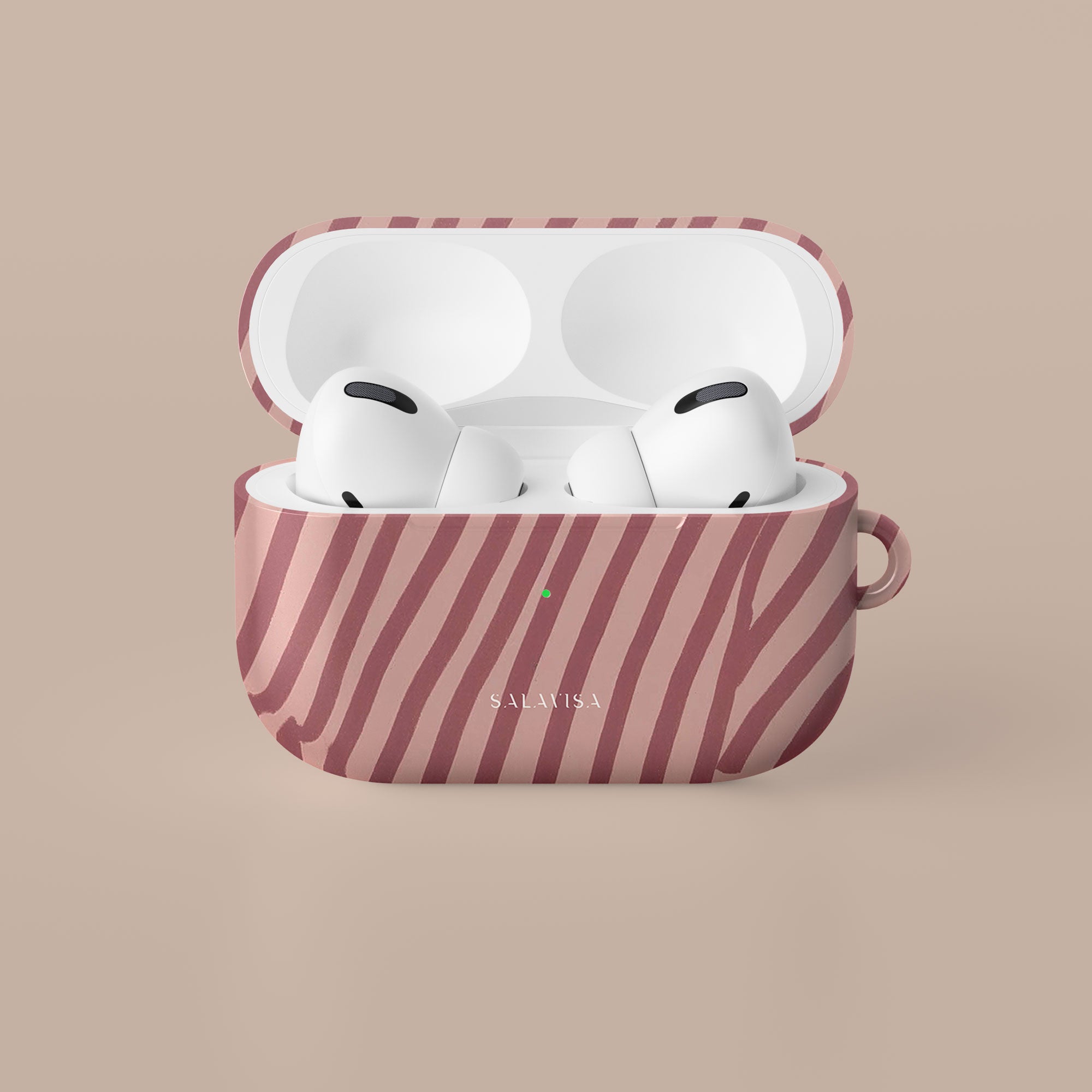 Chevron Wine AirPods Case — view 4