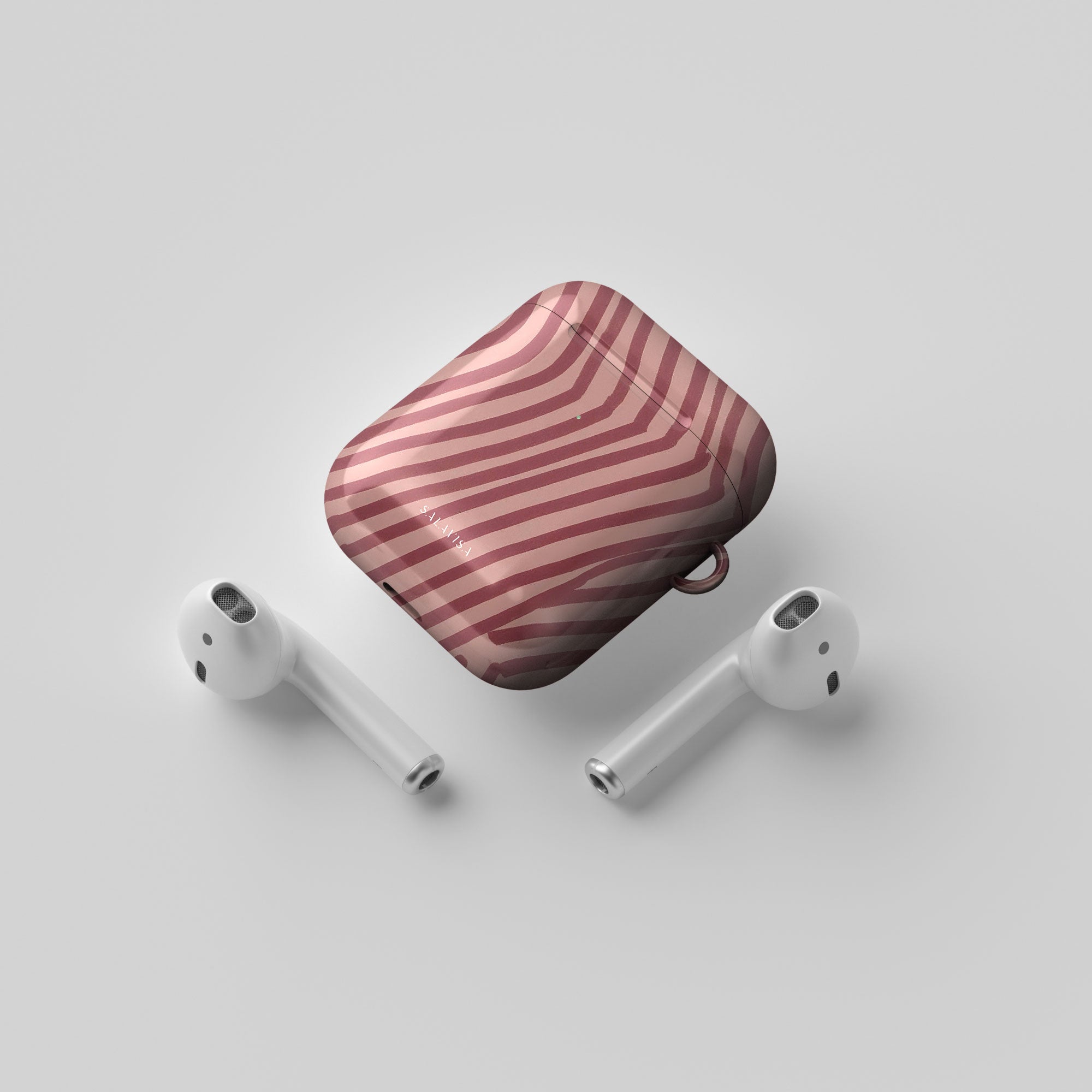 Chevron Wine AirPods Case — view 6
