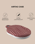 Chevron Wine AirTag Holder — view 4