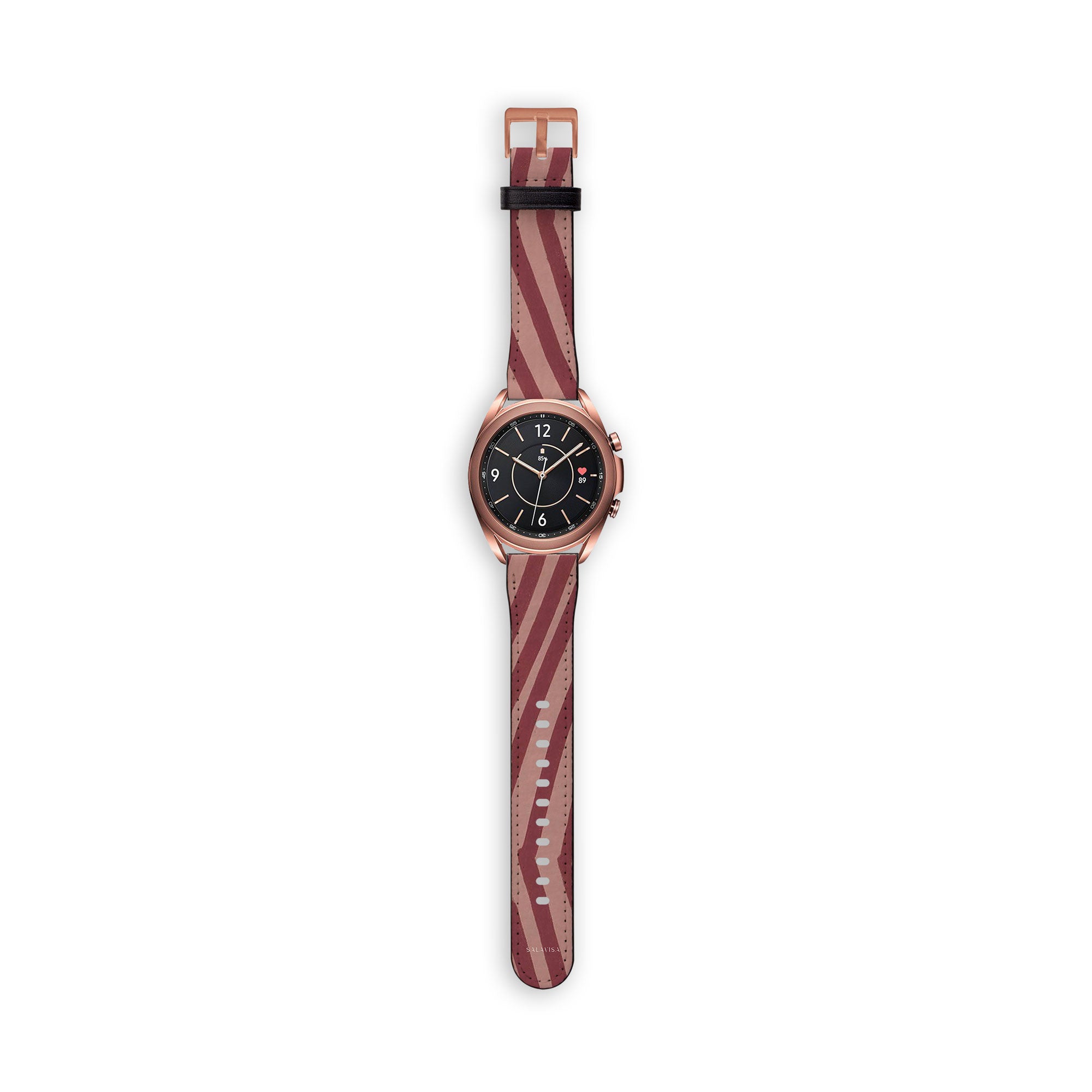 Chevron Wine Galaxy Watch Band — Salavisa