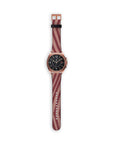 Chevron Wine Galaxy Watch Band