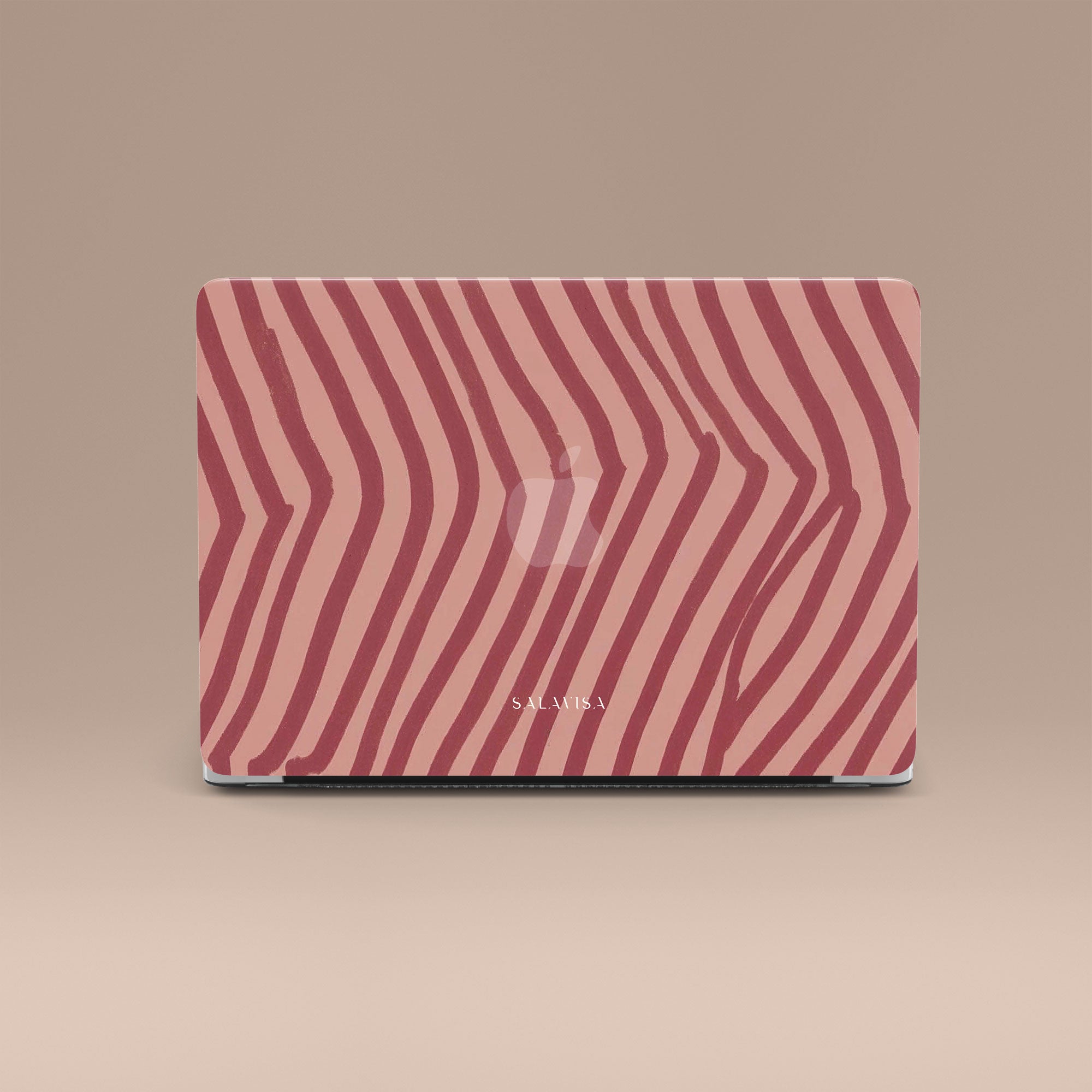 Chevron Wine MacBook Case — view 2 — Salavisa