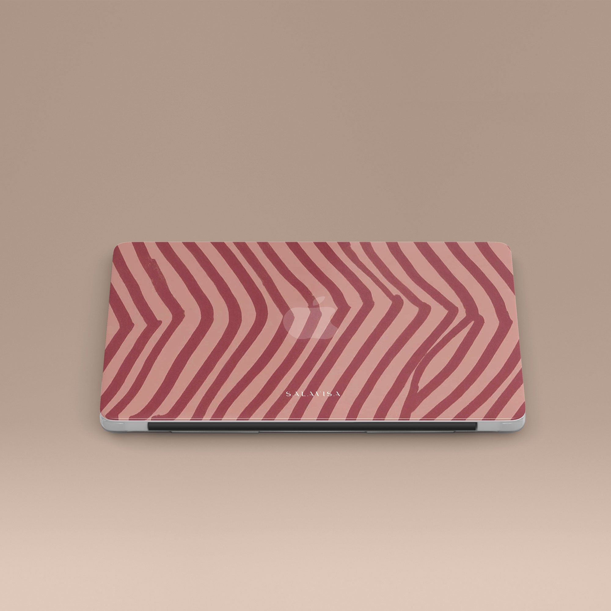 Chevron Wine MacBook Case — view 3 — Salavisa