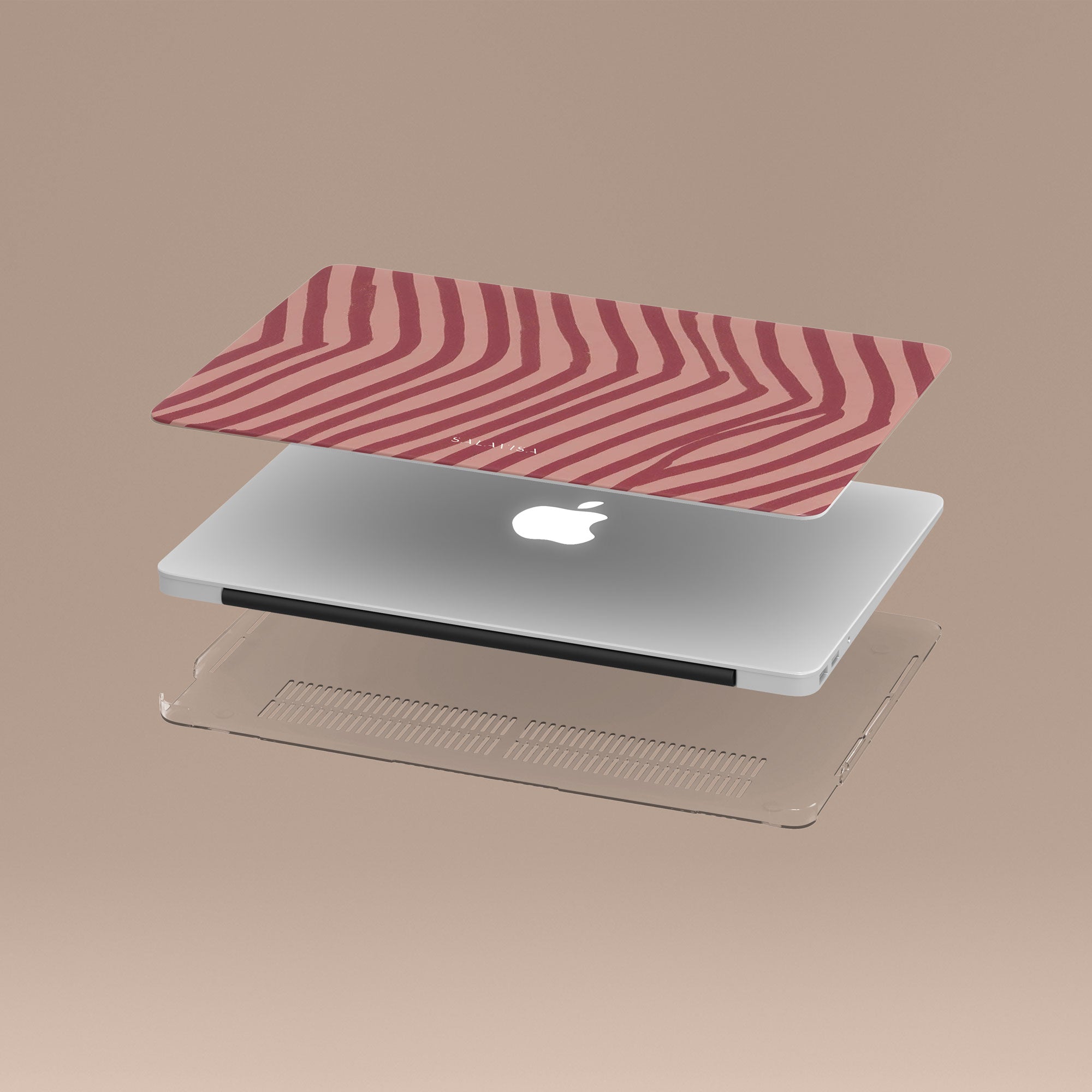Chevron Wine MacBook Case — view 5 — Salavisa