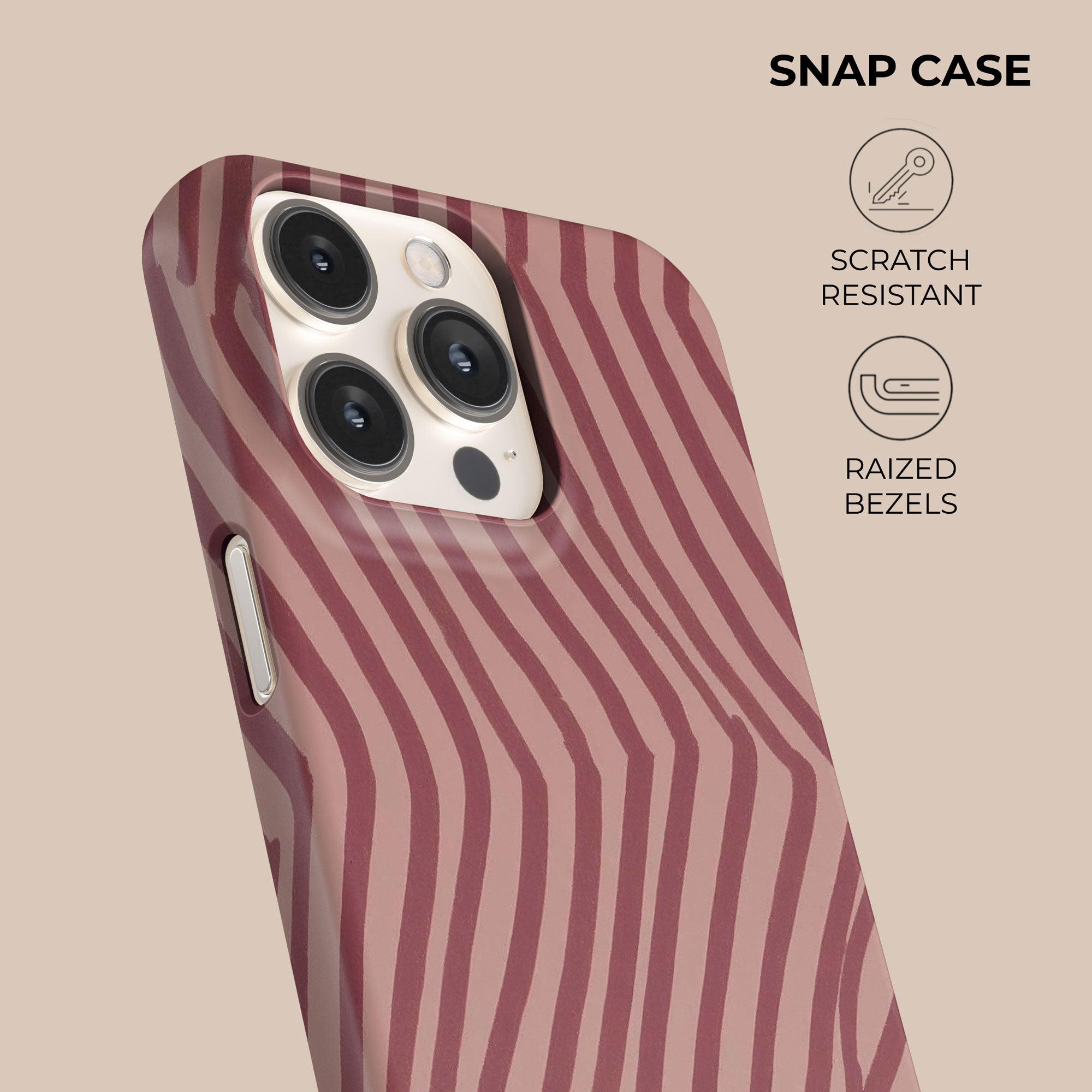Chevron Wine Phone Case — view 5 — Salavisa