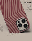 Chevron Wine Phone Case — detail view