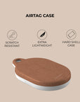 Crosshatch Terracotta AirTag Holder — view 4