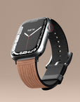 Crosshatch Terracotta Apple Watch Band — view 4