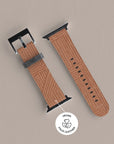 Crosshatch Terracotta Apple Watch Band — view 6