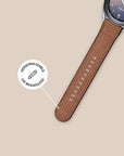 Crosshatch Terracotta Galaxy Watch Band — view 5
