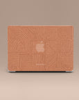 Crosshatch Terracotta MacBook Case — view 2