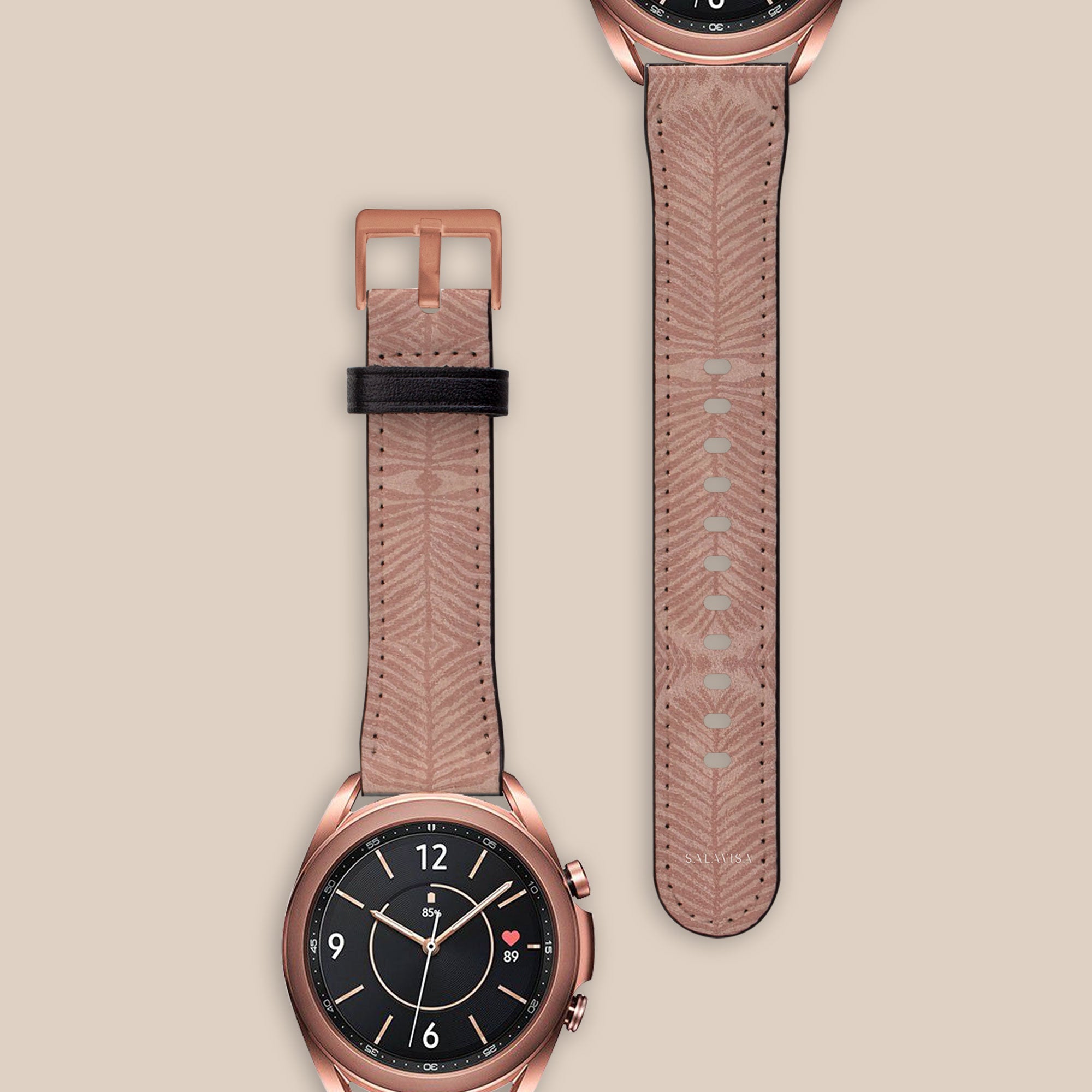 Fern Blush Galaxy Watch Band — view 2 — Salavisa