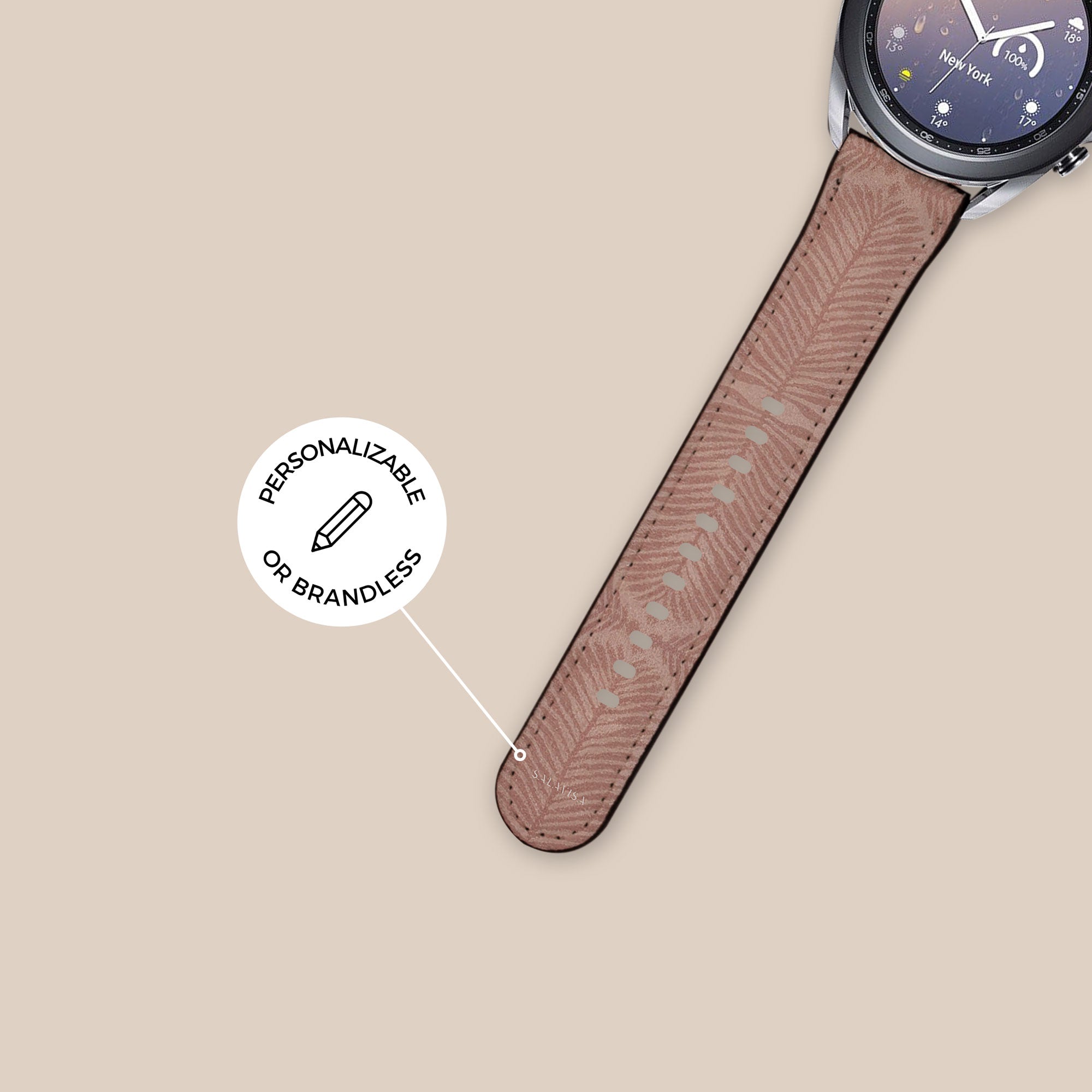 Fern Blush Galaxy Watch Band — view 5 — Salavisa