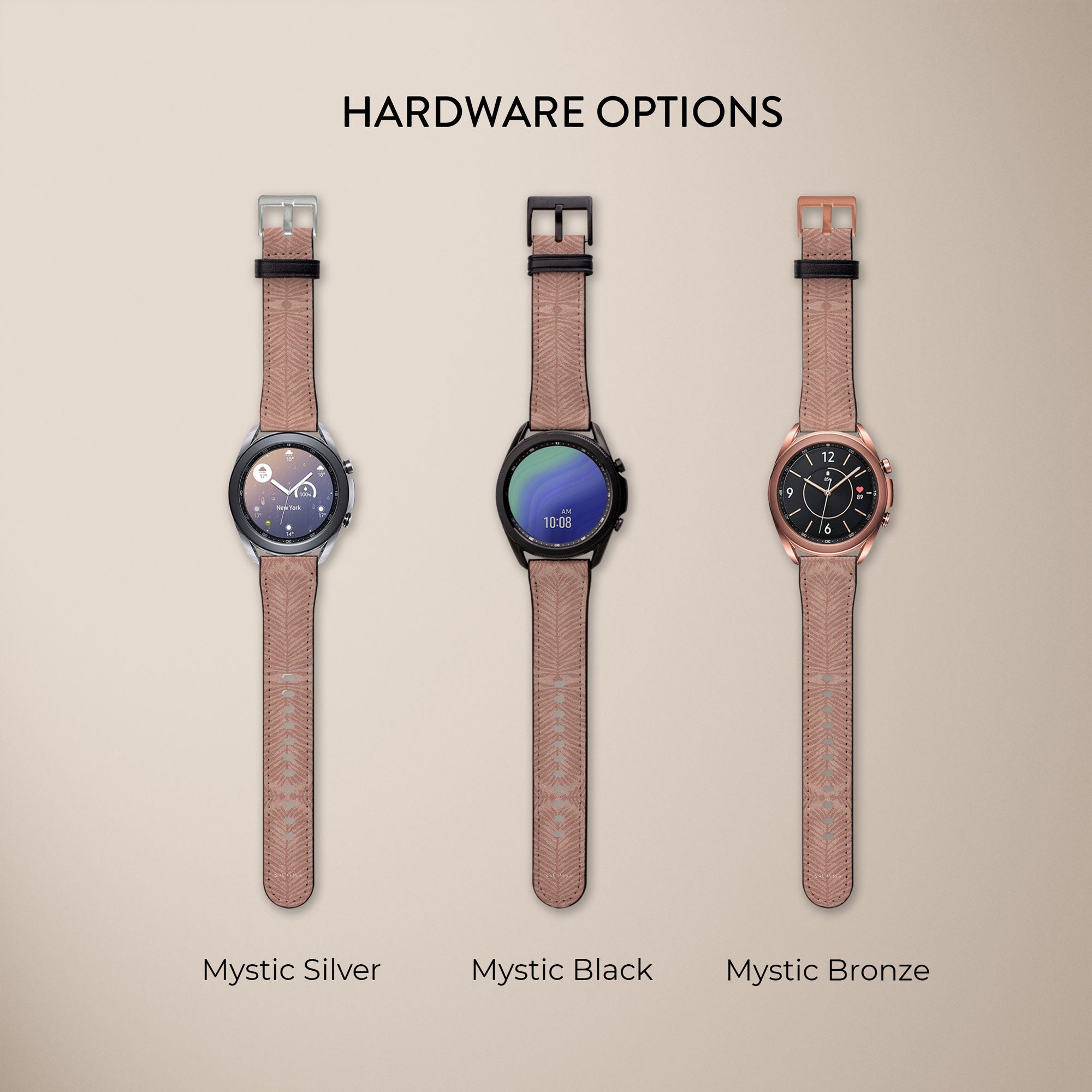 Fern Blush Galaxy Watch Band — view 6 — Salavisa