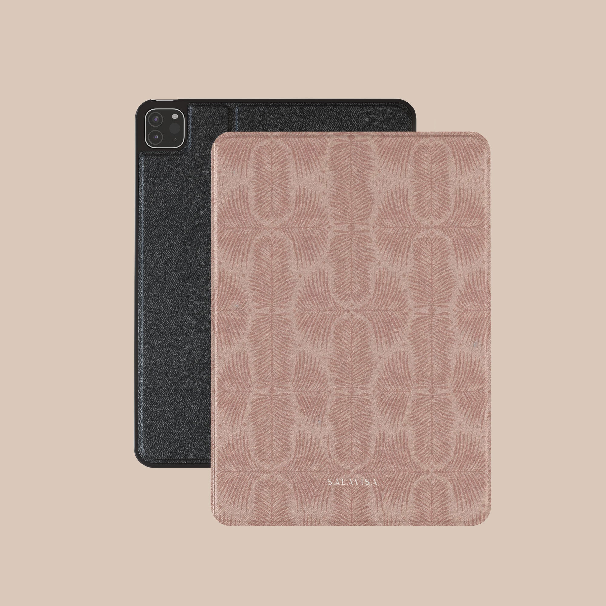Fern Blush iPad Case. View 2. — Salavisa