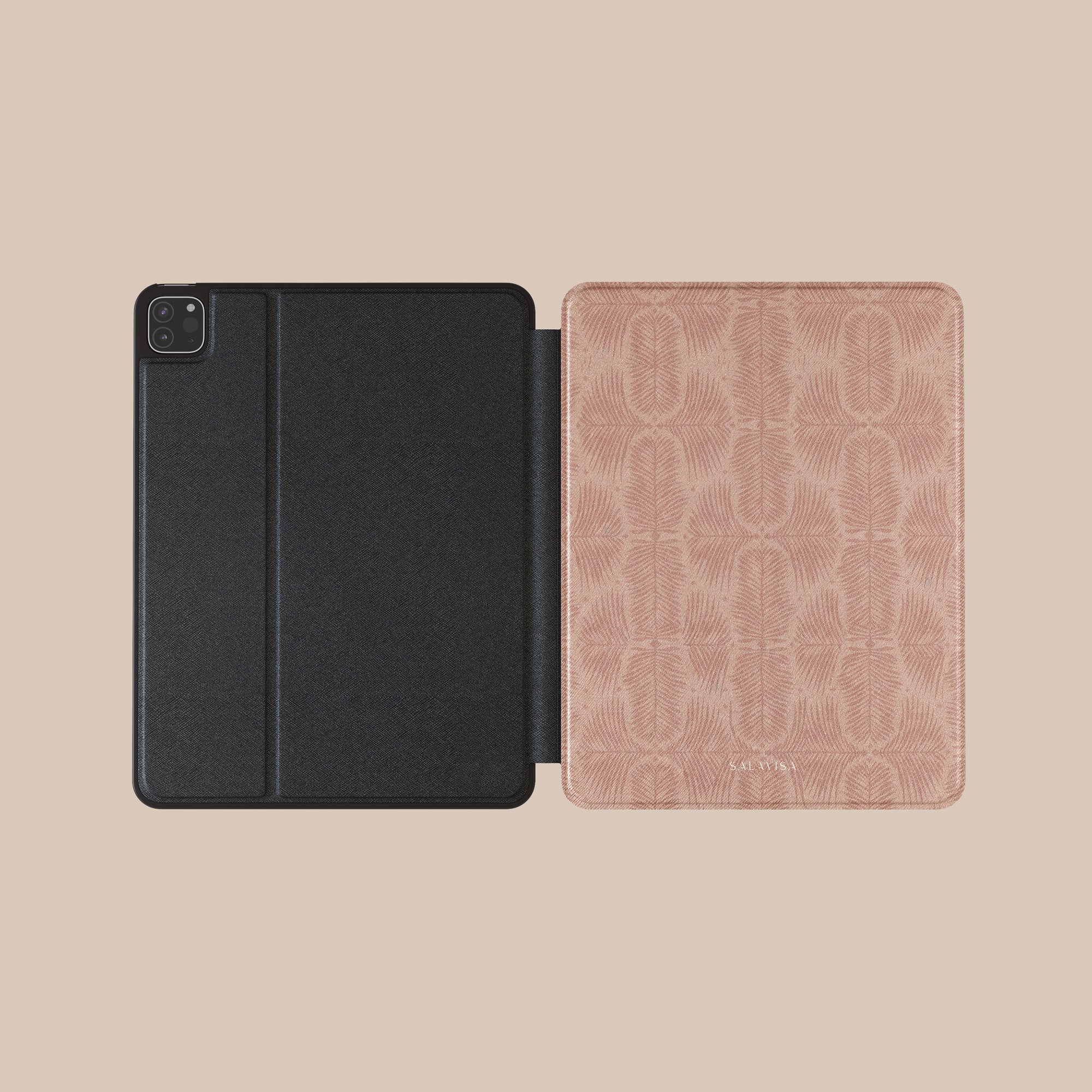 Fern Blush iPad Case. View 3. — Salavisa