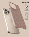 Fern Blush Phone Case — back view