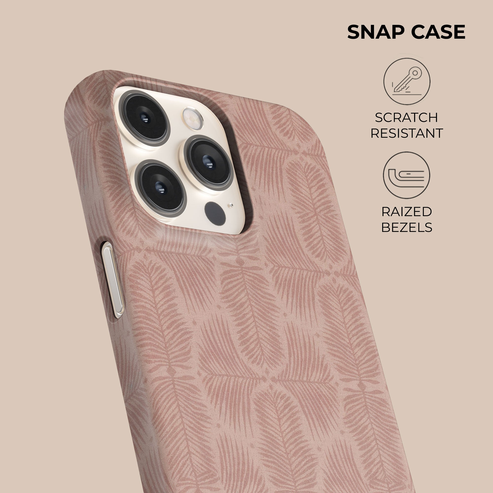 Fern Blush Phone Case — view 5 — Salavisa